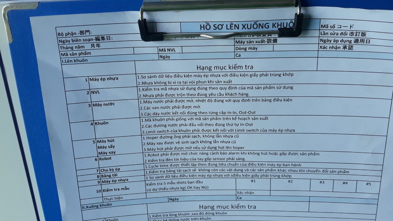 Mold usage instructions